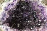 Purple Amethyst Geode - Uruguay #83535-3